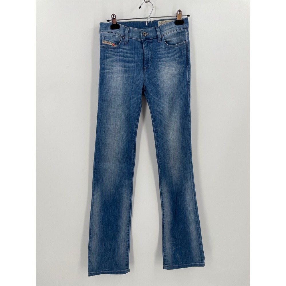 Diesel Bootzee Bootcut Jeans ORZ72 Slim Stretch Womens 25 Made USA